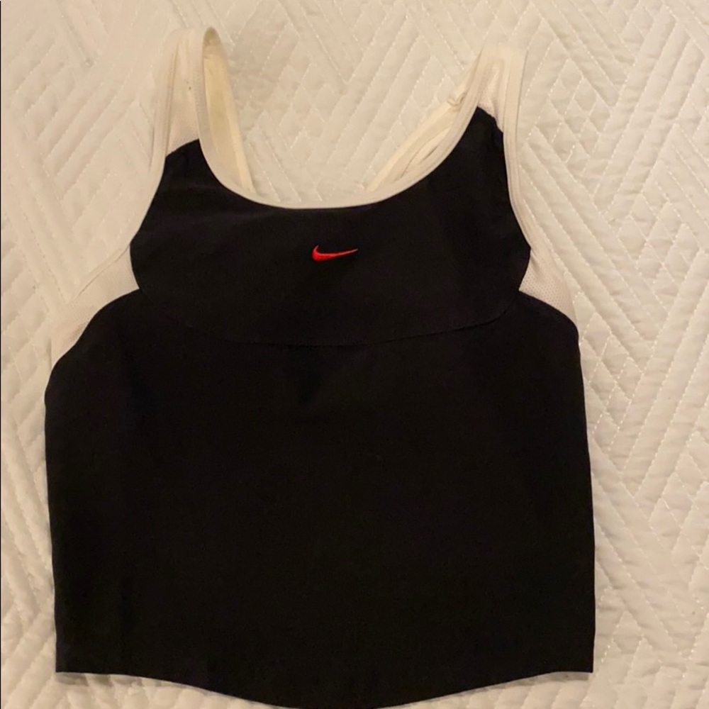 Nike dri fit crop run top